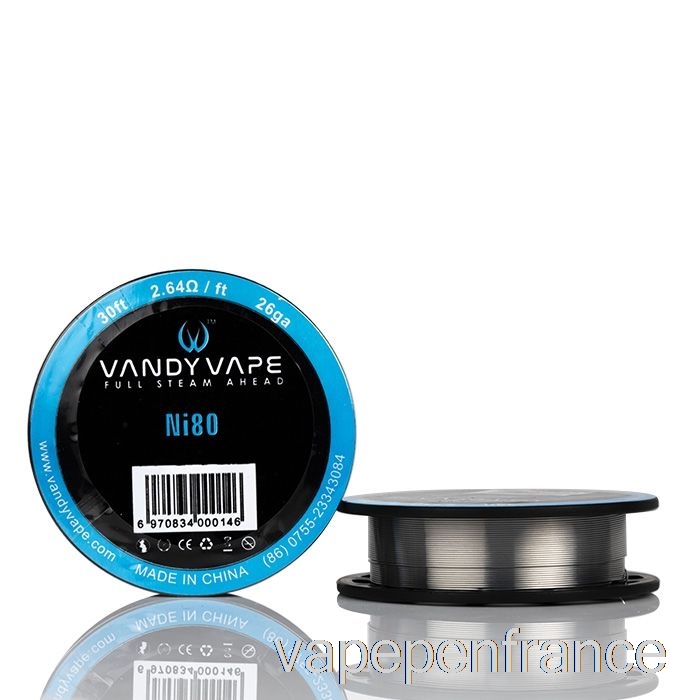Bobines De Fil Spécialisées Vandy Vape Ni80 - 26ga - 30 Pieds - Stylo Vape 2,64 Ohm